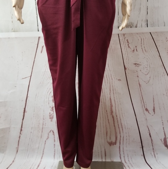 KALANI HILLIKER for Alyce Burgundy Jumpsuit - Picture 2 of 8